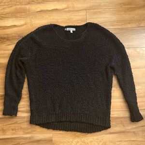 Jennifer Lopez Black Crew Neck Sweater